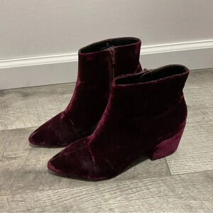 ASOS Velvet‎ Ankle Boots
